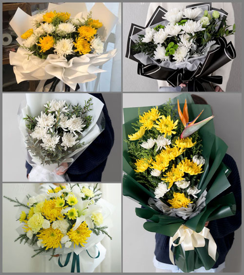 海南海口市美兰区白龙街道白事花束代送